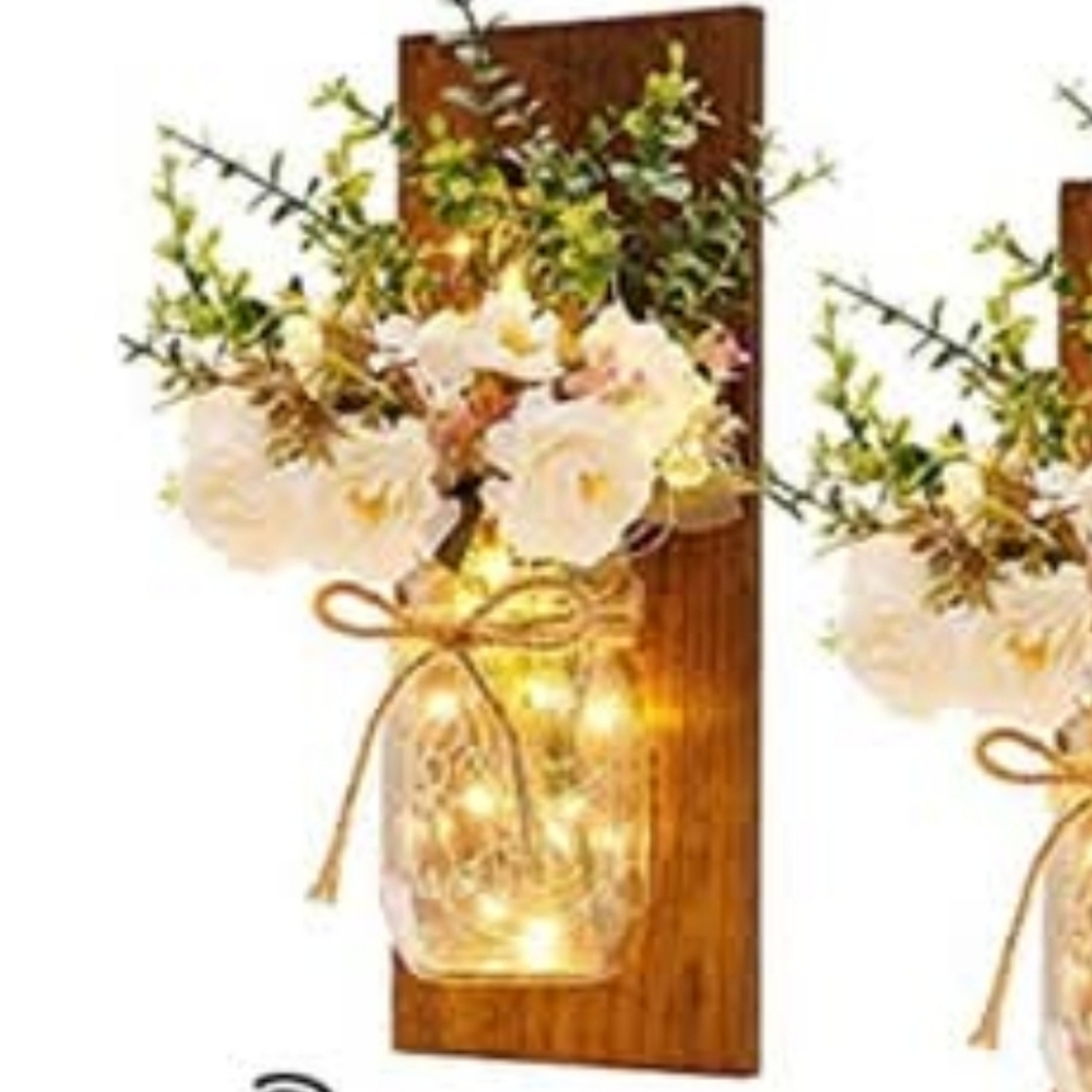 Mason Jar Wall Sconce